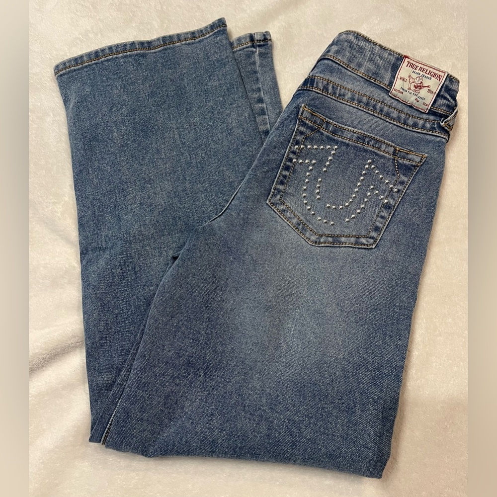 True religion girls size 12 LEILA high rise wide leg